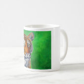 Tigermalerei Kaffeetasse (VorderseiteRechts)