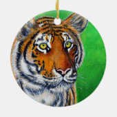 Tigermalerei Keramik Ornament (Hinten)