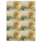 Tigermalerei Klemmbrett (Rückseite)