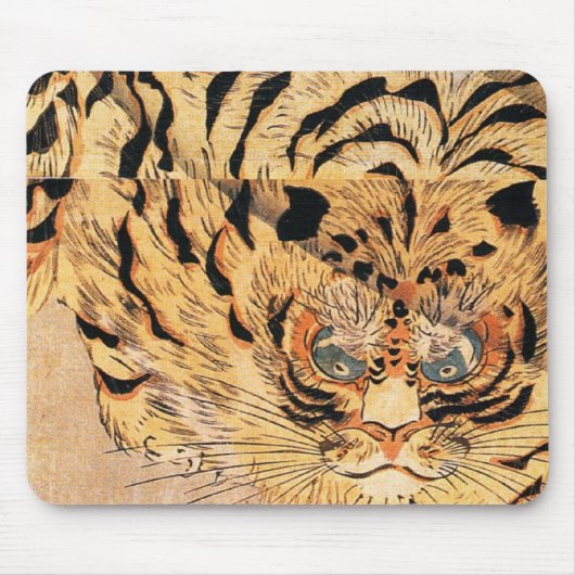Tigermalerei Mousepad (Vorne)