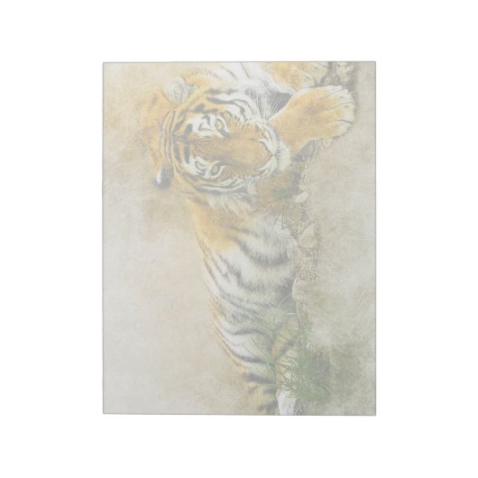 Tigermalerei Notizblock (Rotiert)