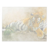 Tigermalerei Notizblock (Vorderseite)