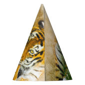 Tigermalerei Partyhütchen (Rückseite)