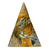 Tigermalerei Partyhütchen (Rechts)