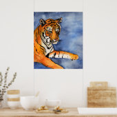 Tigermalerei Poster (gepropft) (Küche)