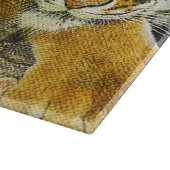 Tigermalerei Schneidebrett (Ecke)