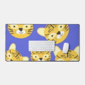 Tigermalerei Schreibtischunterlage (Tastatur & Maus)