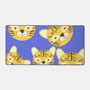 Tigermalerei Schreibtischunterlage