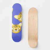 Tigermalerei Skateboard (Vorderseite)