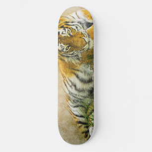 Tigermalerei Skateboard
