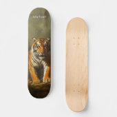 Tigermalerei Skateboard (Vorderseite)