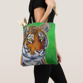 Tigermalerei Tasche (Von Nahem)