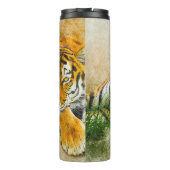 Tigermalerei Thermosbecher (Rückseite)