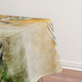 Tigermalerei Tischdecke (Beispiel)