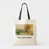 Tigermalerei Tragetasche (Vorne)