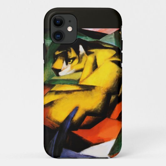 Tigermalerei von Franz Marc Case-Mate iPhone Hülle (Rückseite)