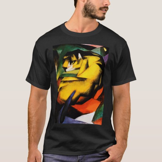 Tigermalerei von Franz Marc T-Shirt (Vorderseite)