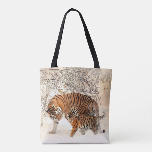 Tigermama und Babytasche Tasche (Rückseite)