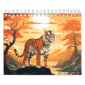 Tigermauer Monatskalender 2024 Kalender (Titelbild)