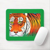 TigerMausunterlage Mousepad (Mit Mouse)