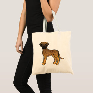 Tigermohrfell-Great-Dane-Hund-Zeichnung Tragetasche