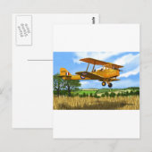 TIGERMOTH-FELDER POSTKARTE (Vorne/Hinten)