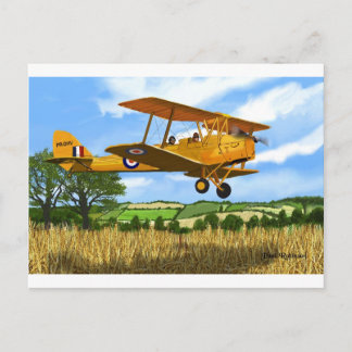 TIGERMOTH-FELDER POSTKARTE
