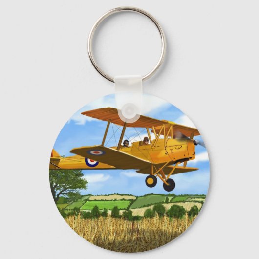 TIGERMOTH-FELDER SCHLÜSSELANHÄNGER (Vorderseite)