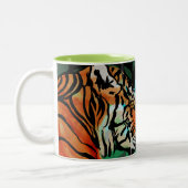 Tigermum und cub Zwei-Tone-Tasse Zweifarbige Tasse (Links)