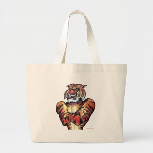 Tigermuskel Jumbo Stoffbeutel (Vorne)