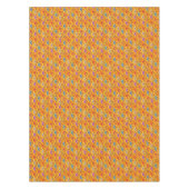 Tigermuster auf dunkelgelbem Hintergrund Tischdecke (Vorderseite)