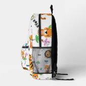Tigermuster Bedruckter Rucksack (Rechts)