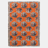 Tigermuster-Design Orange Decke (Vorderseite Vertikal)