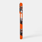 Tigermuster-Design Orange iPhone 16 Hülle (Linke Seite)