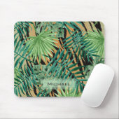 Tigermuster-Dschungel-Tarnung Personalisiert Mousepad (Mit Mouse)