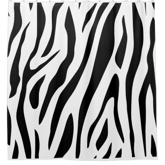 Tigermuster in Vector Duschvorhang (Vorderseite)