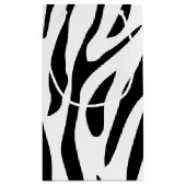 Tigermuster in Vector Kleine Geschenktüte (Rückseite)