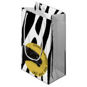 Tigermuster in Vector Kleine Geschenktüte (Vorderseite Schrägansicht)