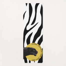 Tigermuster in Vector Yogamatte