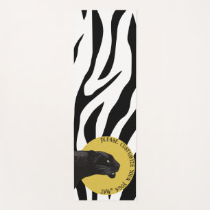 Tigermuster in Vector Yogamatte