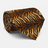 Tigermuster Krawatte (Gerollt)