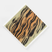 Tigermuster Serviette (Ecke)
