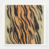 Tigermuster Serviette (Vorderseite)