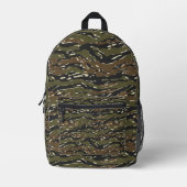 Tigermuster-Tarnmuster Bedruckter Rucksack (Vorderseite)