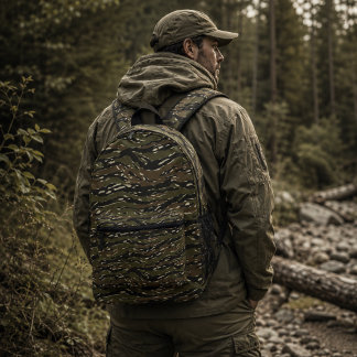 Tigermuster-Tarnmuster Bedruckter Rucksack