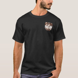 Tigermuster-Tasche für eine coole wilde Katze Tier T-Shirt