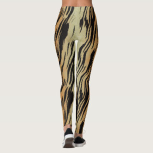 Tigermuster-Yogahosen Leggings