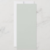 TigerNa Elegant Floral Wedding Invitation Einladung (Rückseite)