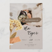 TigerNa Romantic Botanical Flat Card (Vorderseite)