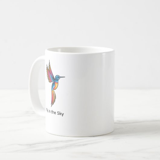 TigerNa Vogel Tasse (Vorderseite Links)